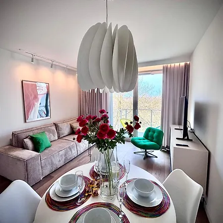 White Glove Deluxe Abstrakcja Parking Free Apartament